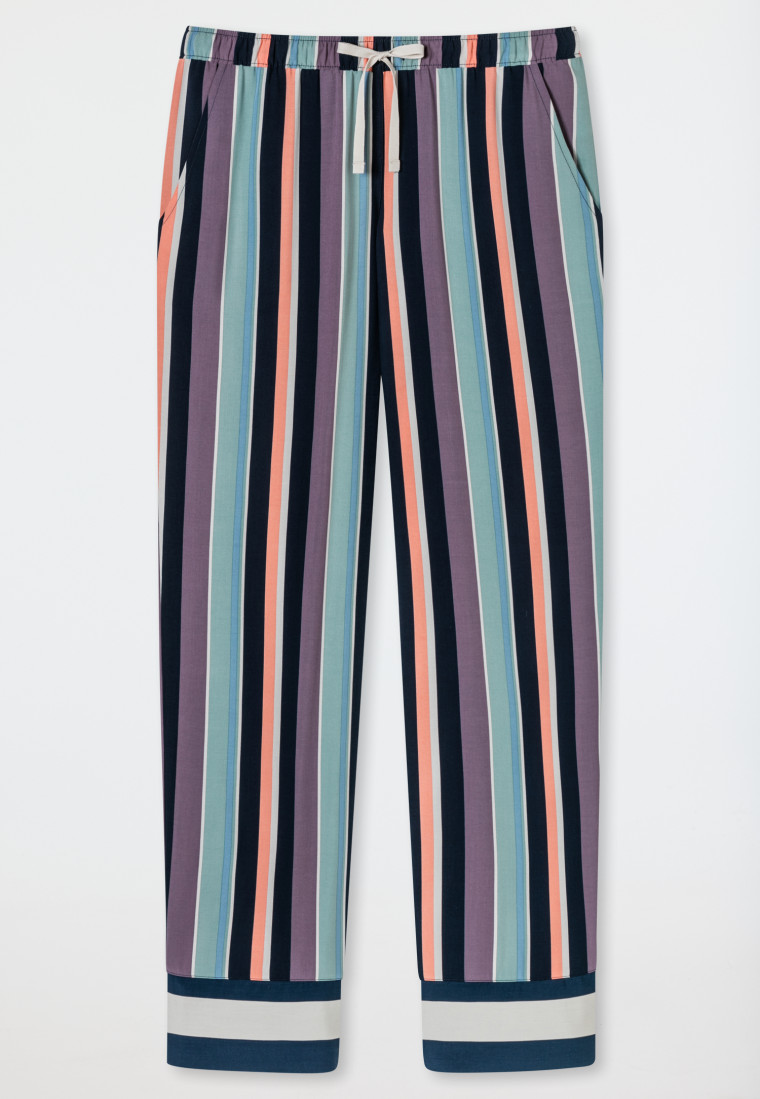 Hose lang Webware Streifen multicolor - Mix+Relax