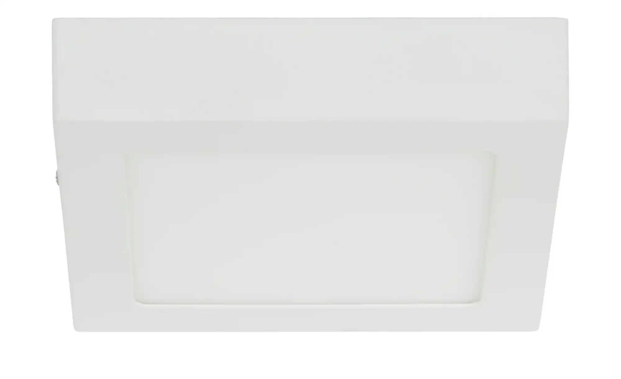 LED-Deckenleuchte, eckig, weiß matt