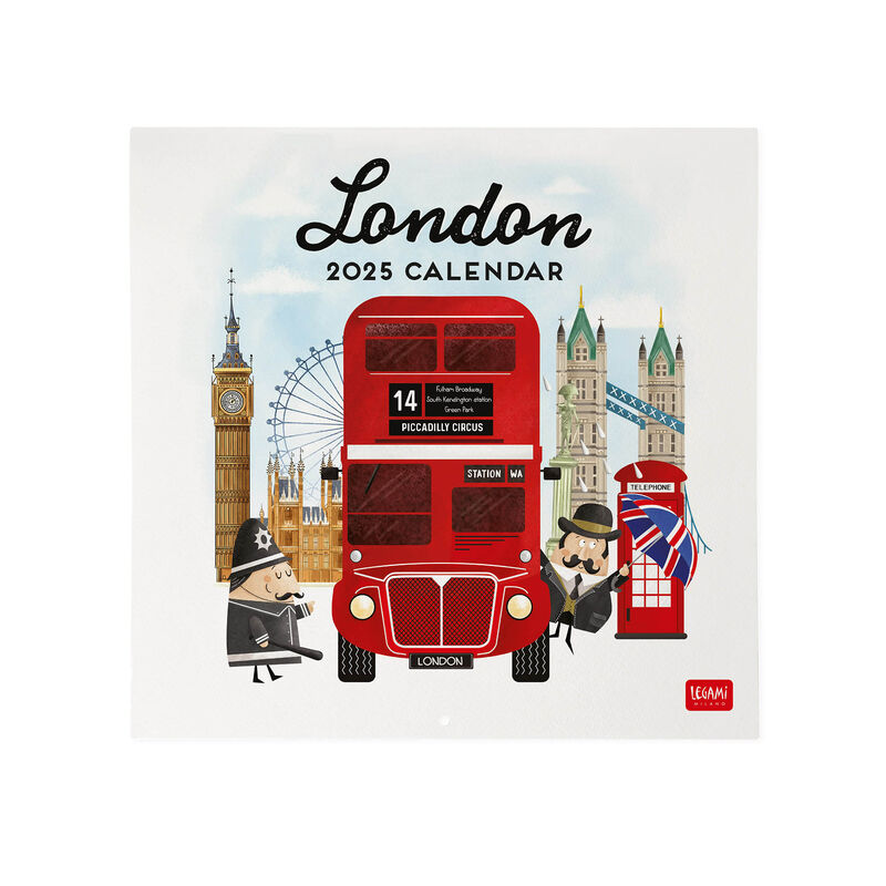 Calendario de pared 2025 - 30 x 29 cm