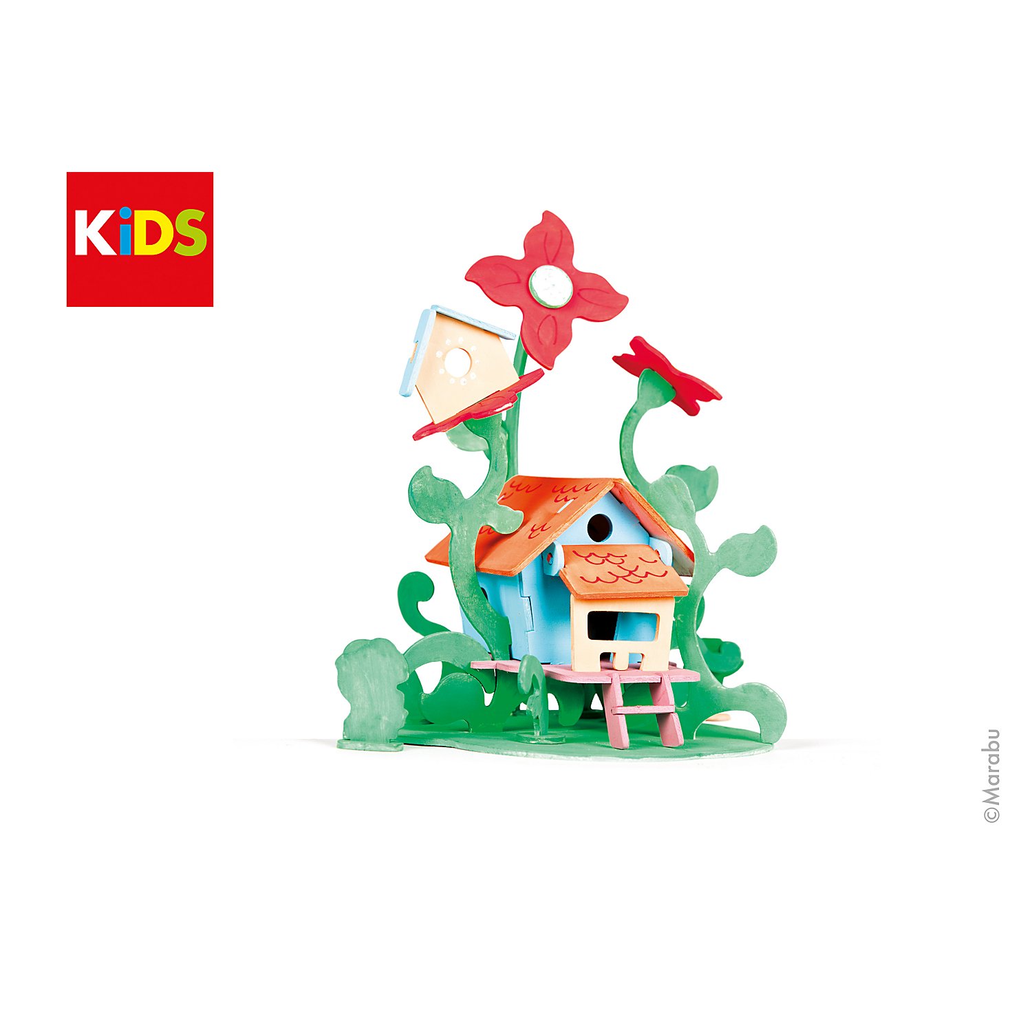 Holzbausatz Feenhaus, 21 x 23 cm