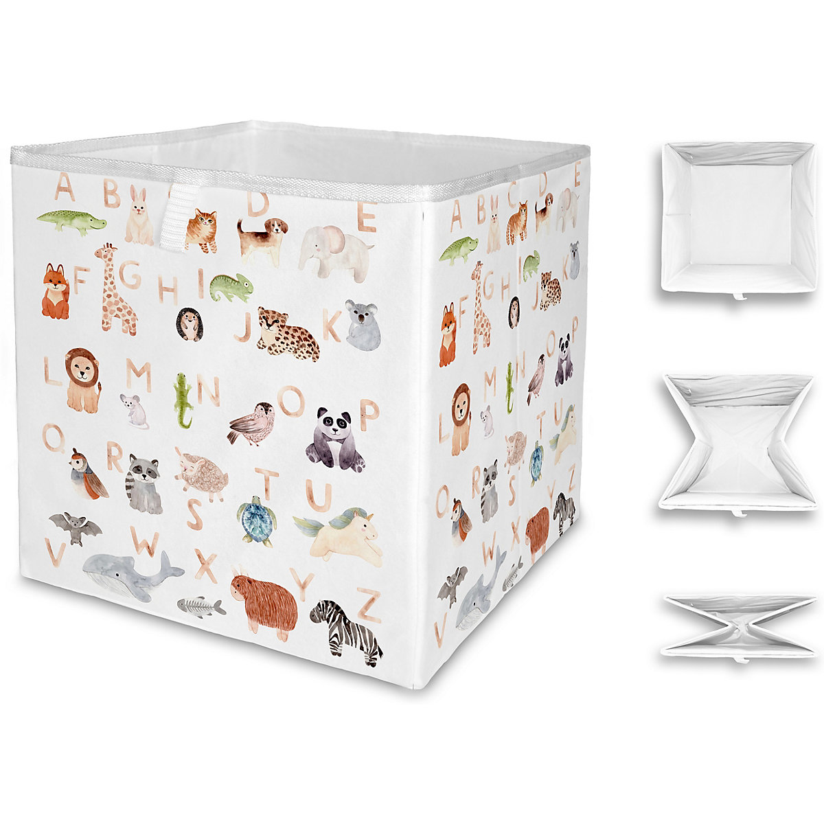 Aufbewahrungsbox Tier ABC, faltbar