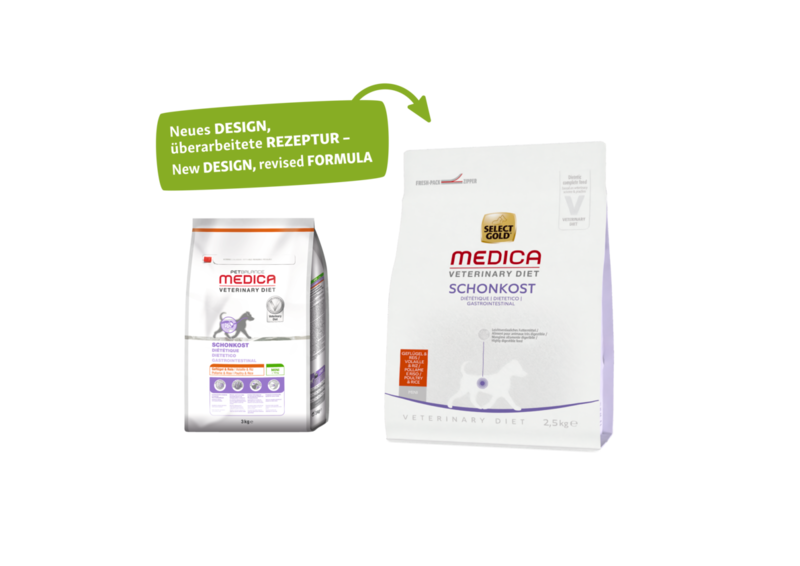 SELECT GOLD Hundetrockenfutter SELECT GOLD Medica Schonkost Mini Geflügel 2,5kg
