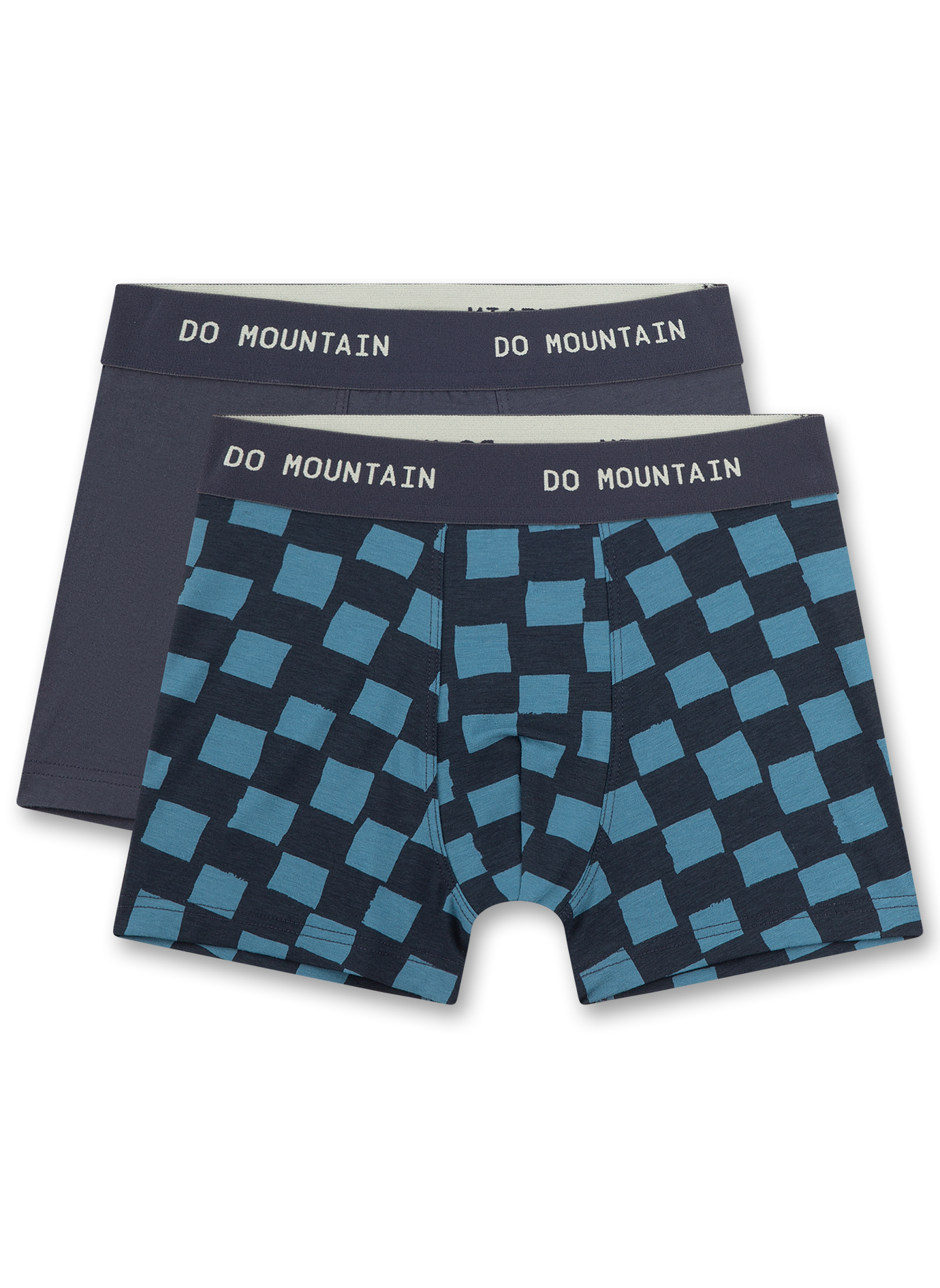 Jungen-Hipshorts (Doppelpack) Blau