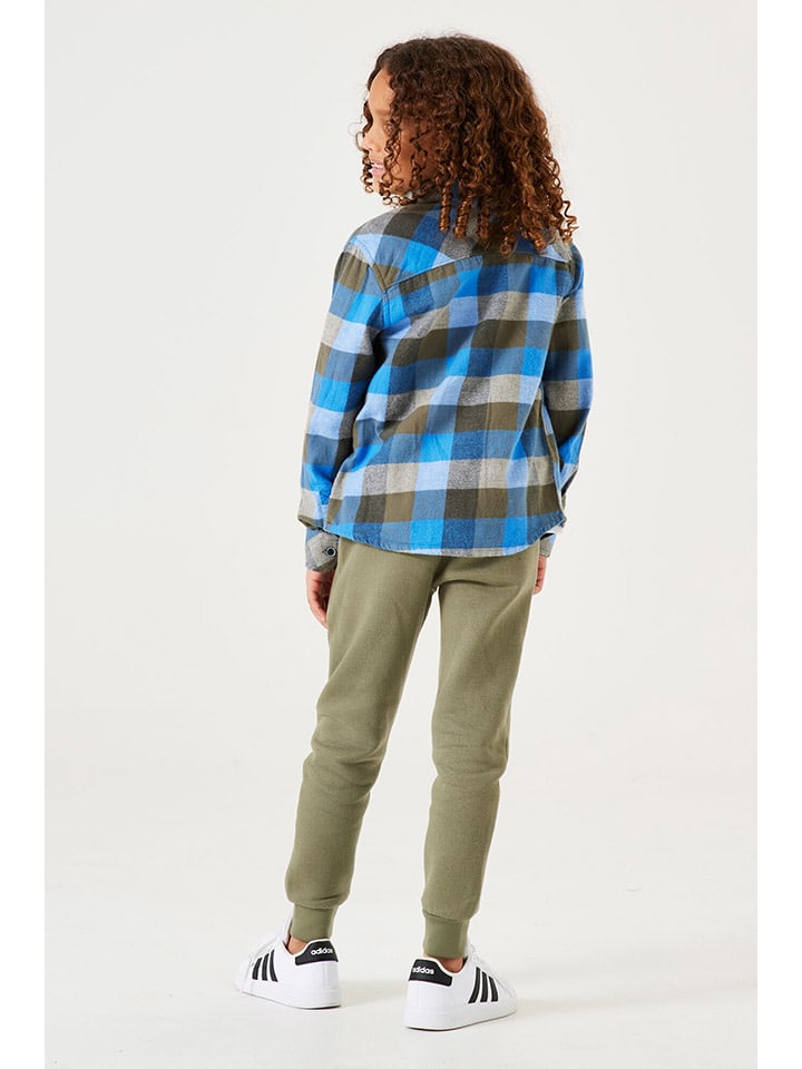 Garcia Hemd in Blau/ Khaki günstig kaufen