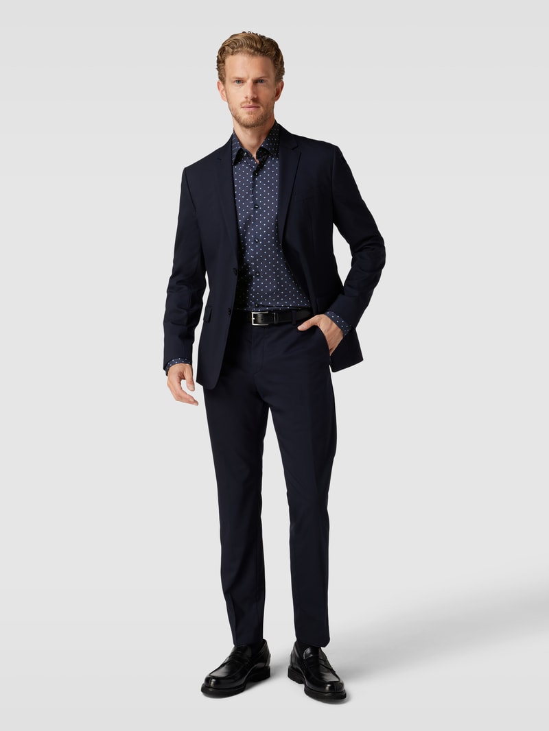 Regular-Fit Business-Hemd mit Kentkragen Modell 'Joe' in bleu