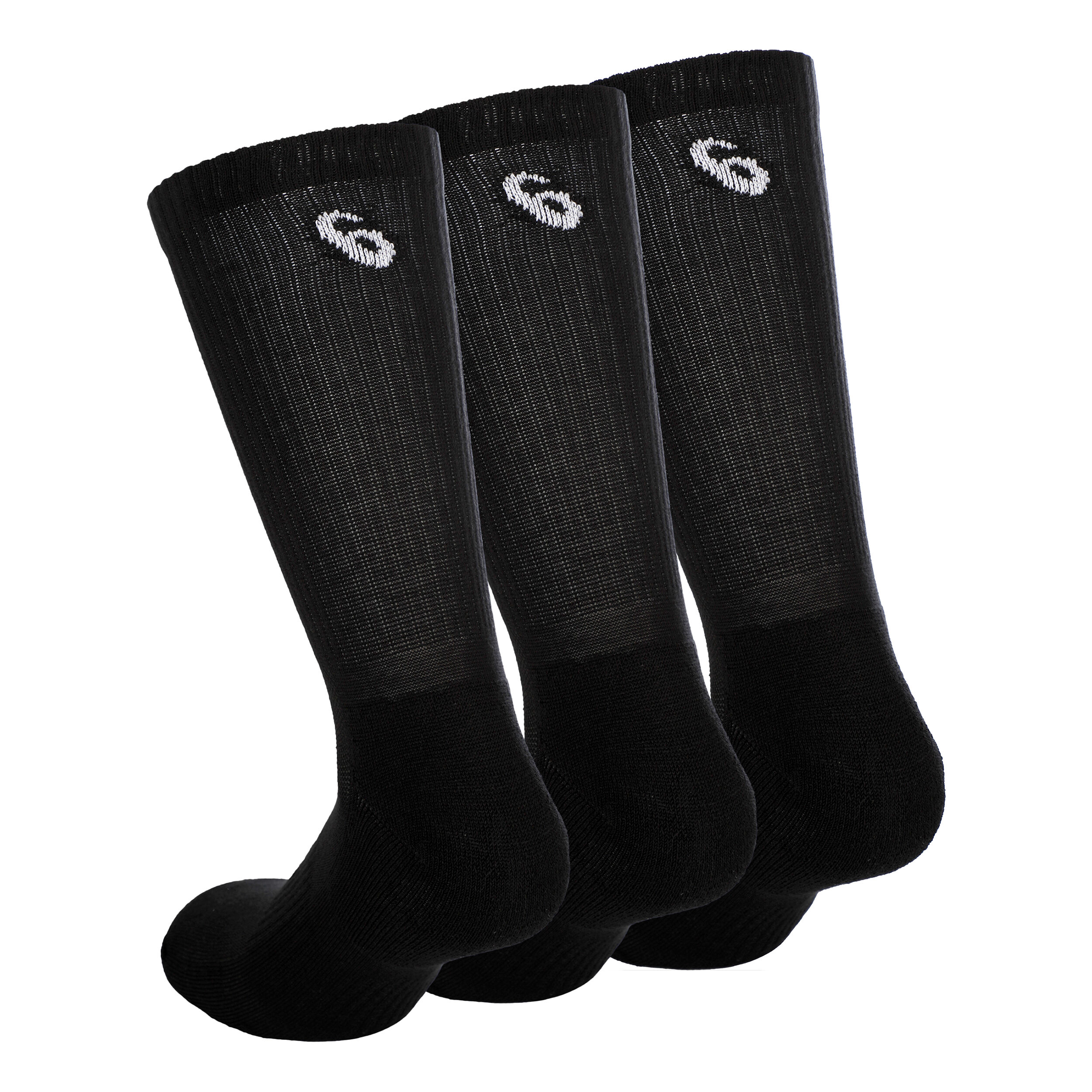 Crew Sportsocken 3er Pack - Schwarz, Weiß