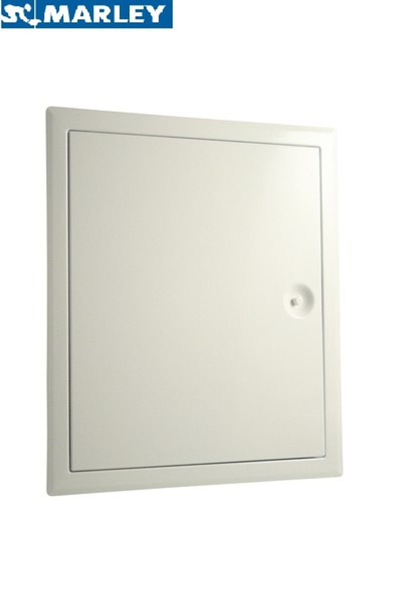 Marley Deutschland GmbH Aluminium Wandfliese Marley Revisionstür 25x30cm Wartungsklappe Revisionsklappe Wartungstür Revision, 0x0, Klappendeckel aushängbar, mit verdecktem Schnappverschluss