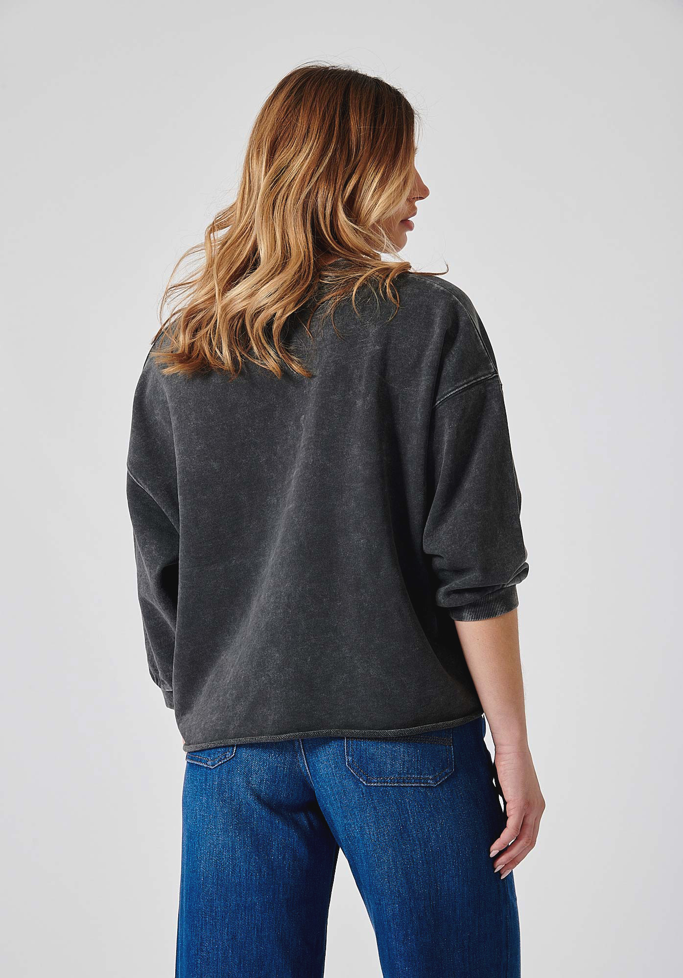 FALL   Sweat gris femme 100% coton