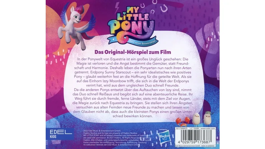 Hörspiel zum Film My little Pony