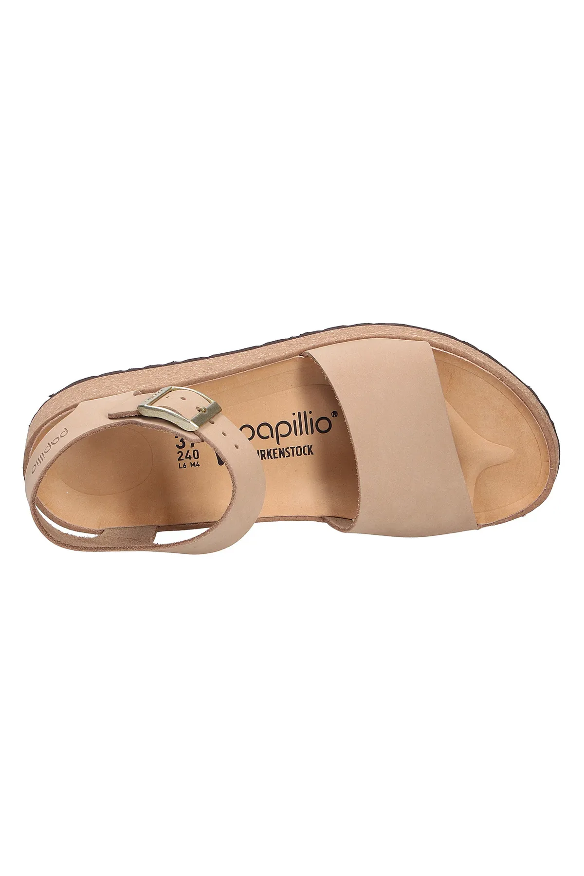 Birkenstock  Sandalette - Beige - Keilabsatz