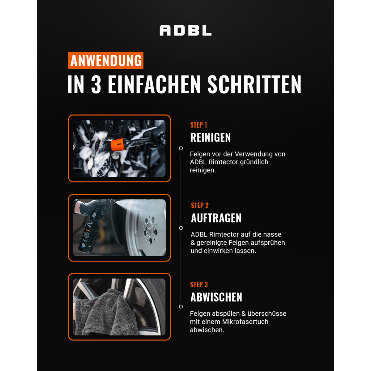 ADBL Rimtector Felgendetailer mit Canyon Trigger 500ml