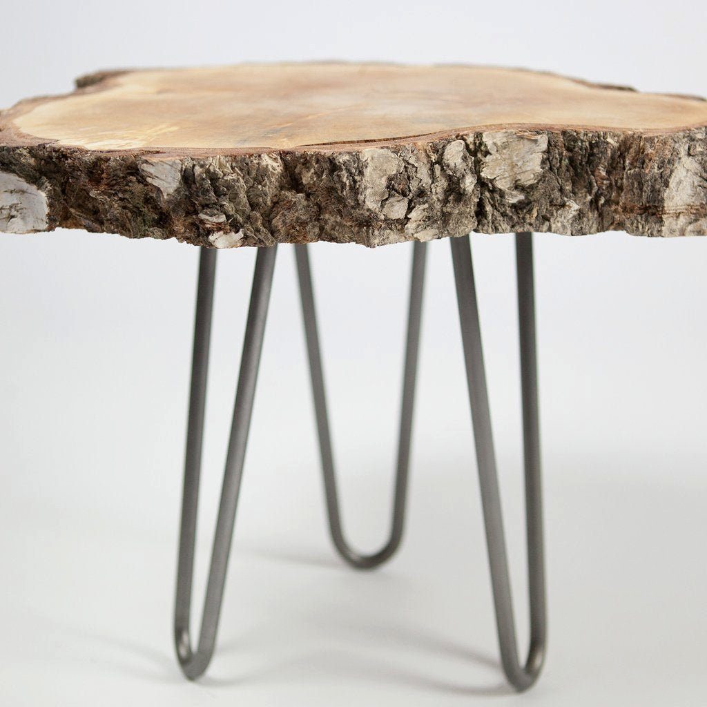 Natural Goods Berlin Tischbein 4er Set HAIRPIN Legs, Haarnadelbeine, Möbelfüße, 10cm - 2 Streben - Möbelfüße, Weiß