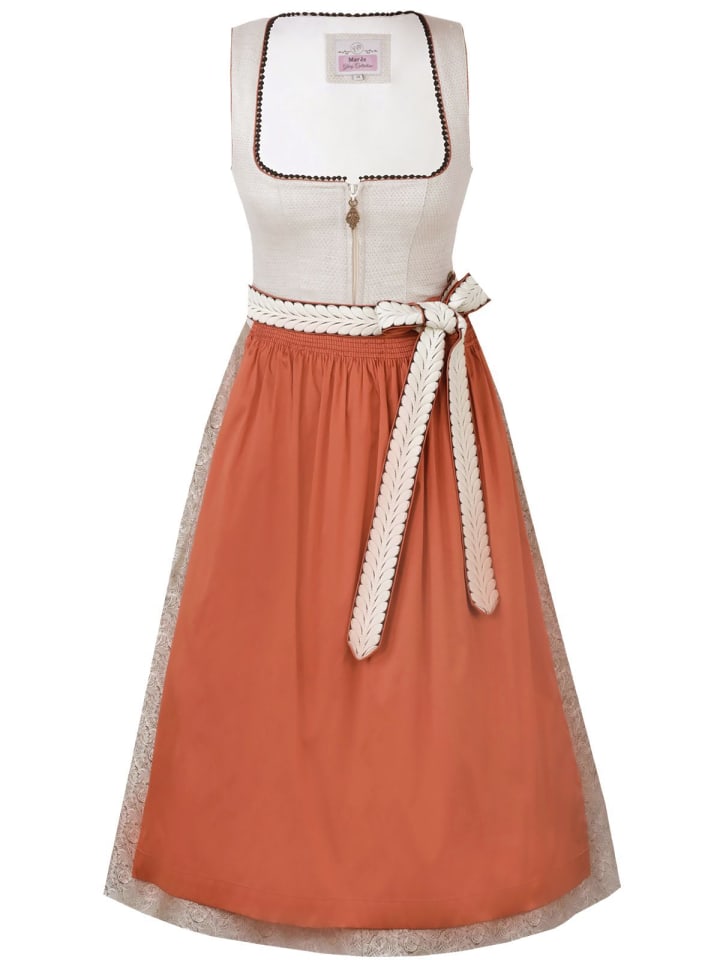 MarJo Midi Dirndl RINCHNACH in taupe günstig kaufen