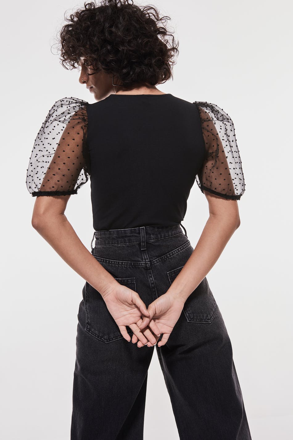 Pia organza top