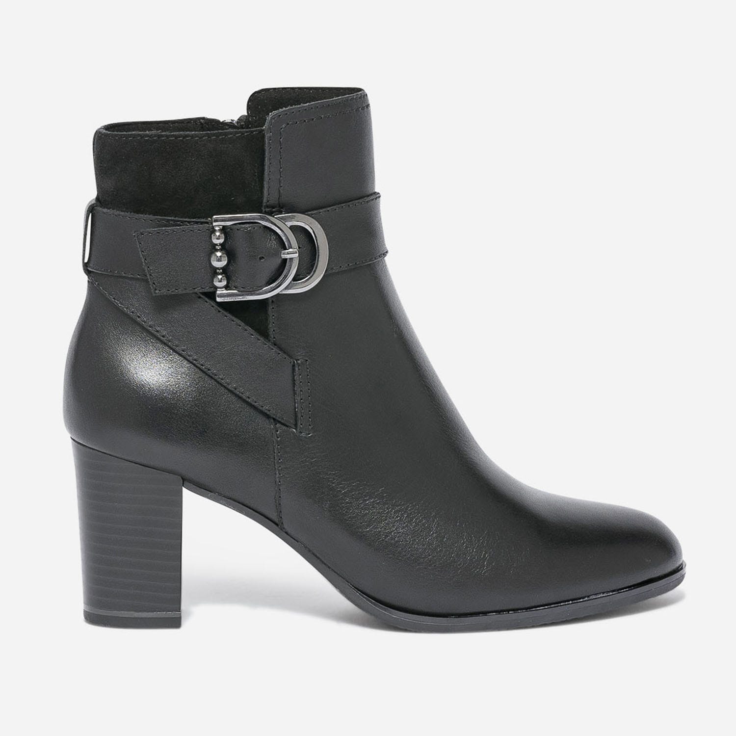 Boots CAPRICE noir à boucle fantaisie