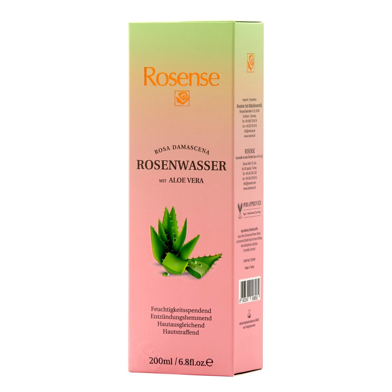 Rosenwasser mit Aloe Vera