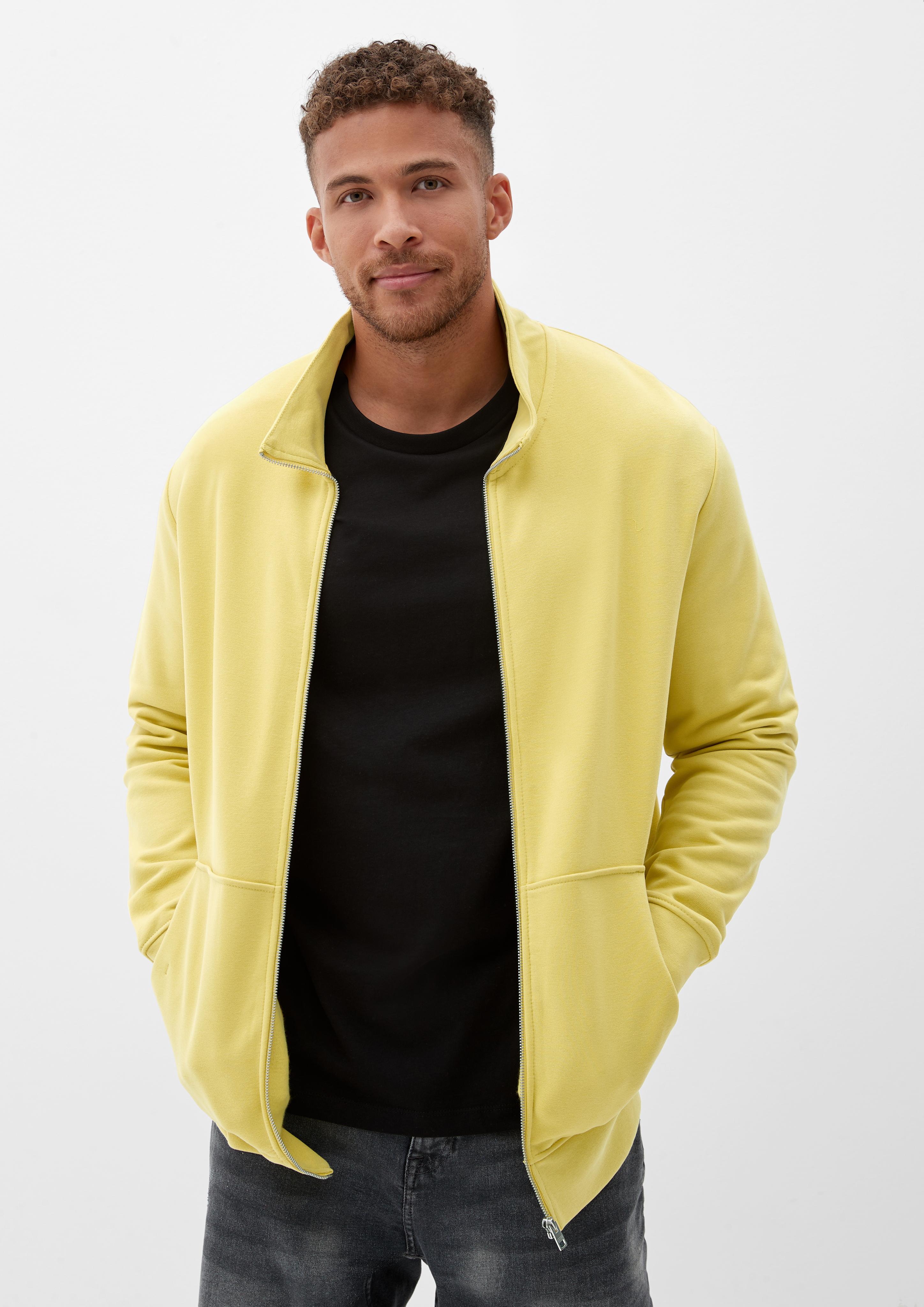 Sweatjacke mit Stehkragen  2124671-1504
