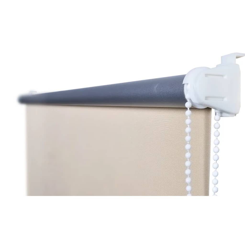 Rollo Verdunklungsrollo Verdunkelungsrollo 40 x 100 Beige, vidaXL