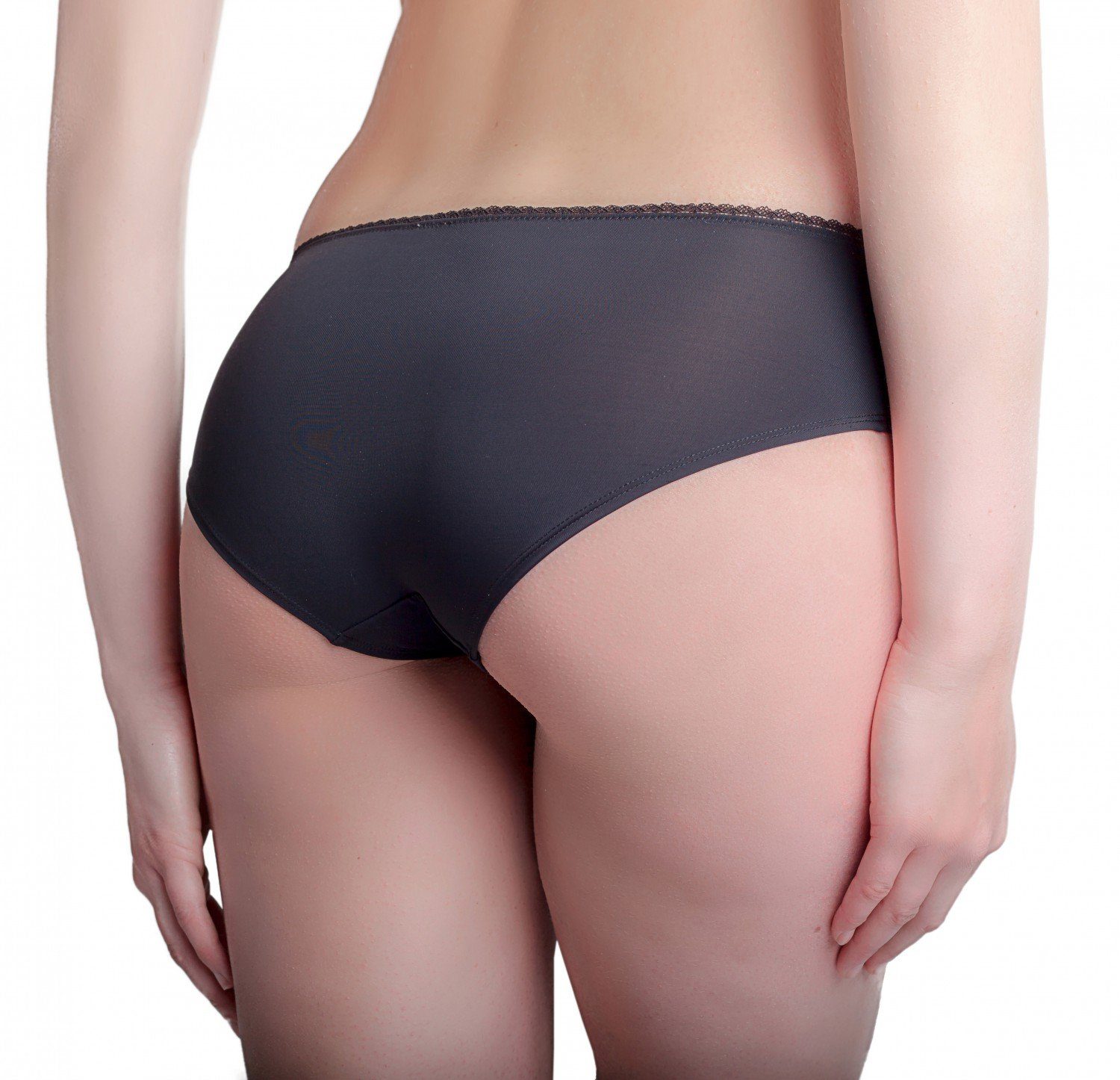 Fabio Farini Hipster Damen Slip - Frauen Höschen aus atmungsaktiver Microfaser (Packung, 6-St) im sportlichen Look mit dezenter Spitze am Bund