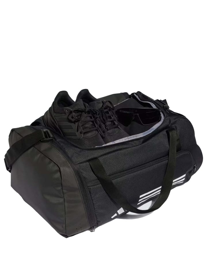 adidas Tiro Duffle 52  - Sporttasche 57 cm M (darkblue/white) in schwarz weiß günstig kaufen onesize
