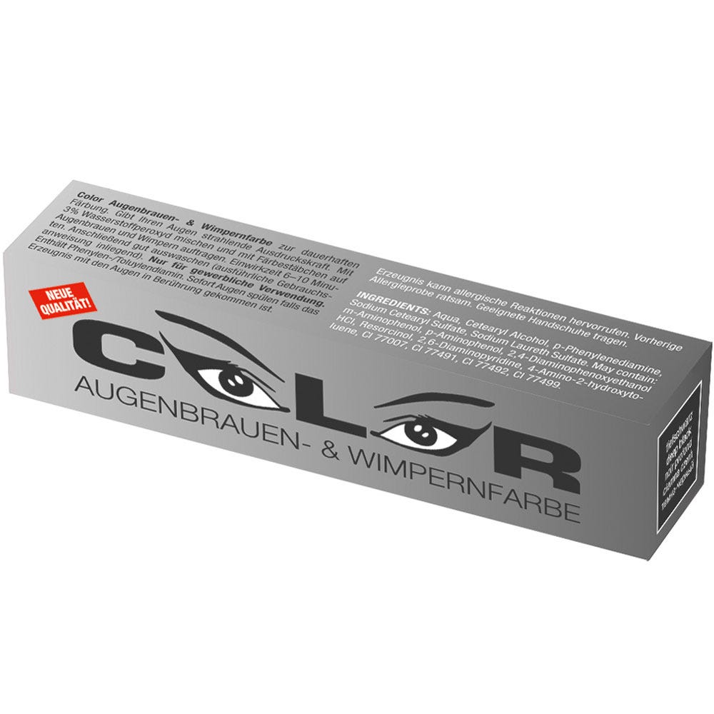 Comair Color Augenbrauen- und Wimpernfarbe tiefschwarz 15 ml