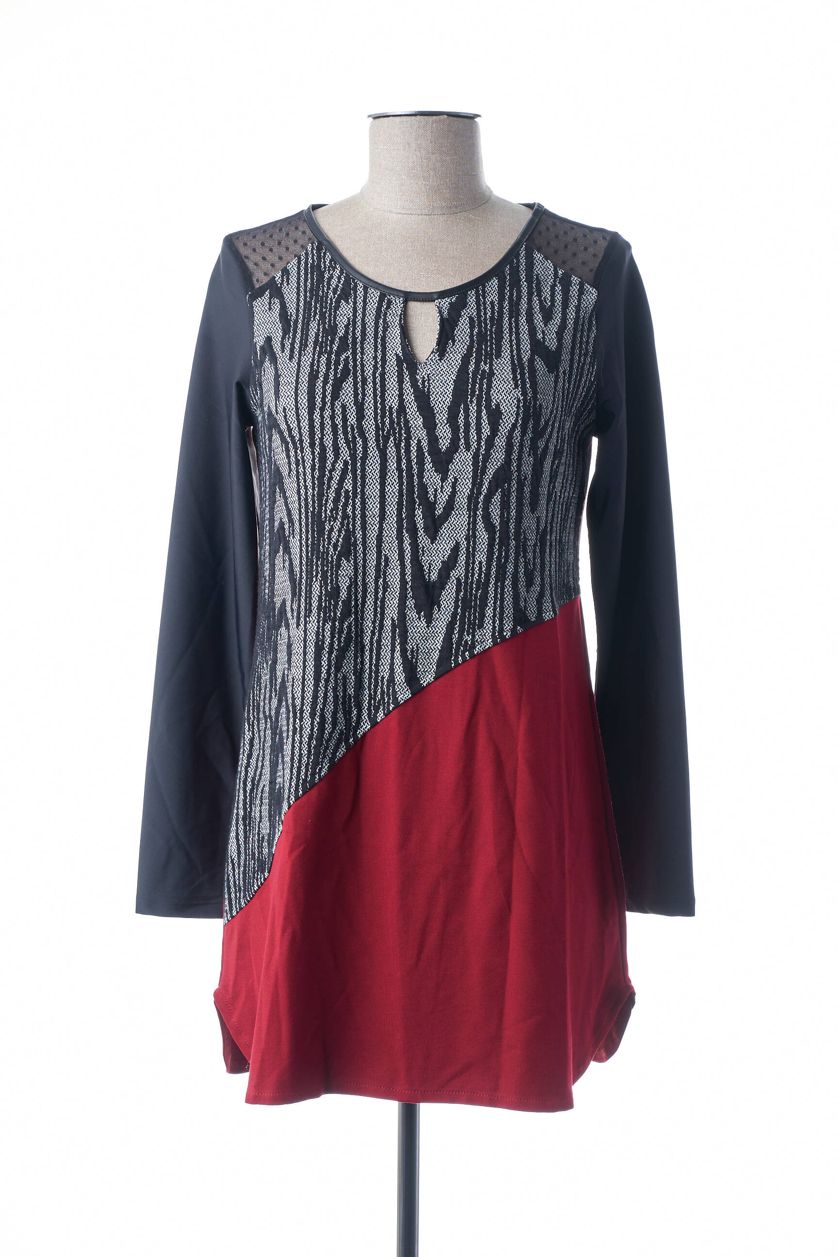 Maloka Tuniquemanchelongue Femme couleur noir