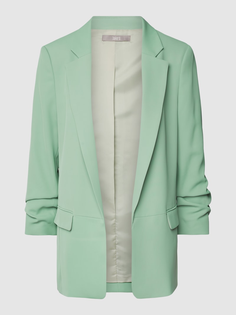 Blazer mit Reverskragen in hellgrün