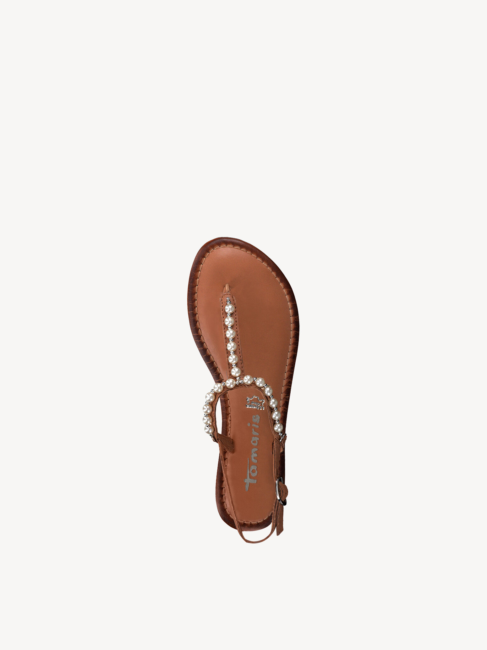 Sandale en cuir - marron
