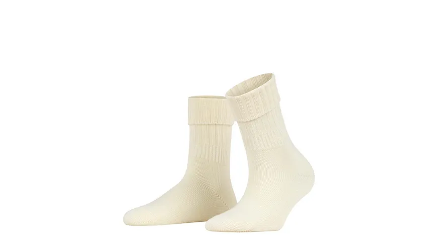 FALKE Damen Söckchen Striggings Rib woolwhite