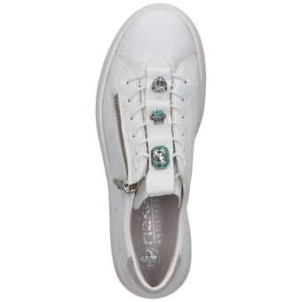 Rieker Plateau Sneaker in weiß