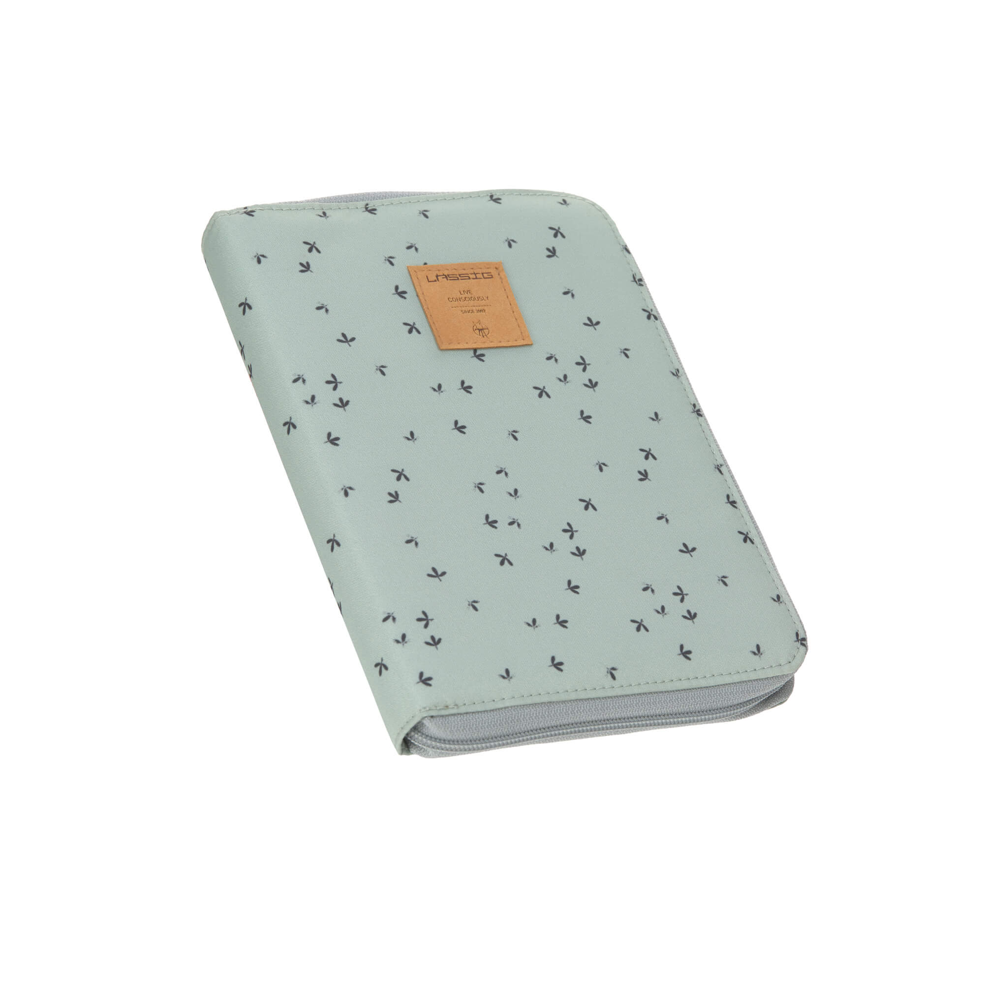Mutterpasshülle -  Document Pouch, Floral Mint