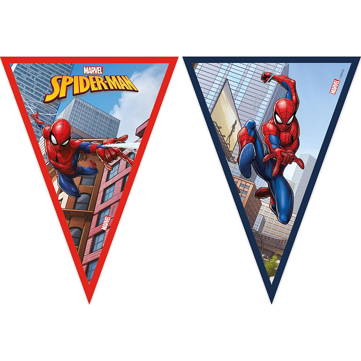 Wimpel-Girlande Spider-Man, 2,3 m