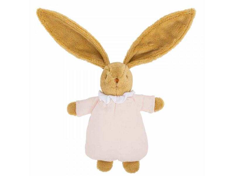 Lapin Doudou - Coton Bio Rose Poudré 20Cm