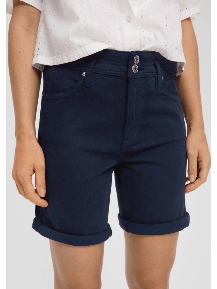 s.Oliver Jeans-Hose kurz in Blau günstig kaufen