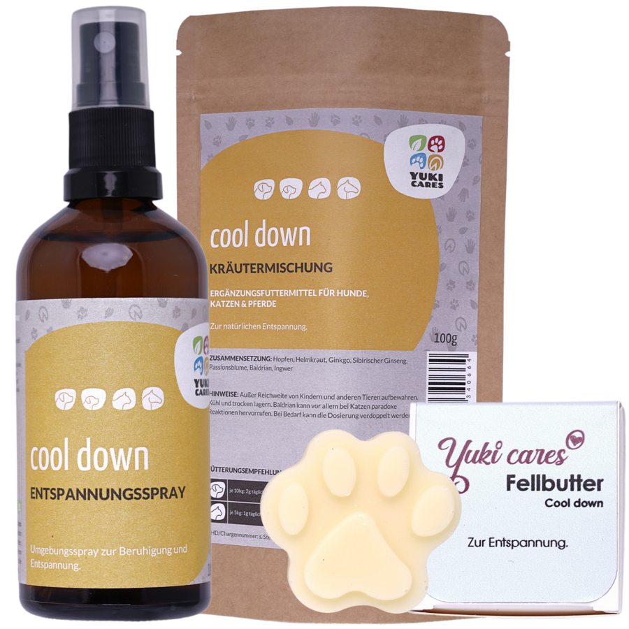 Yuki Cares Beruhigungsmittel Yuki Cares Cool down Set