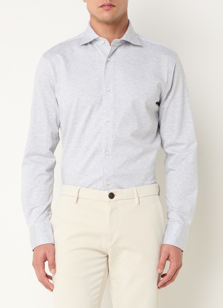 Boggi Milano Regular fit polo krekls ar jauktu rakstu