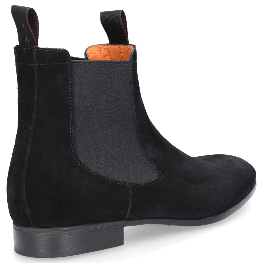 Santoni - Chelsea Boots 13414 Veloursleder - schwarz