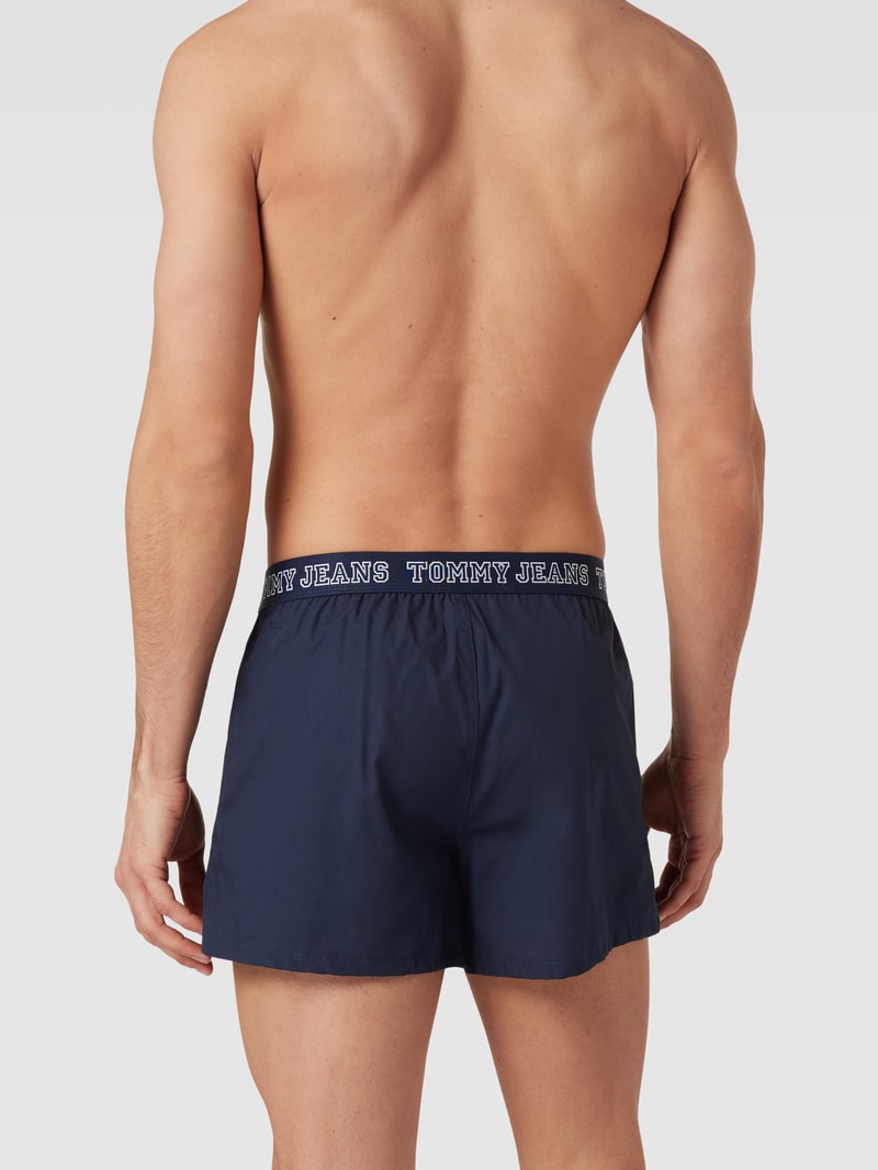 Boxershorts mit elastischem Logo-Bund im 3er-Pack in blau