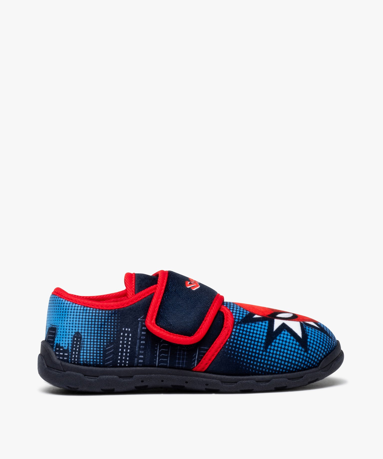 Chaussons Garçon super héros à scratch - Marvel bleu | GEMO