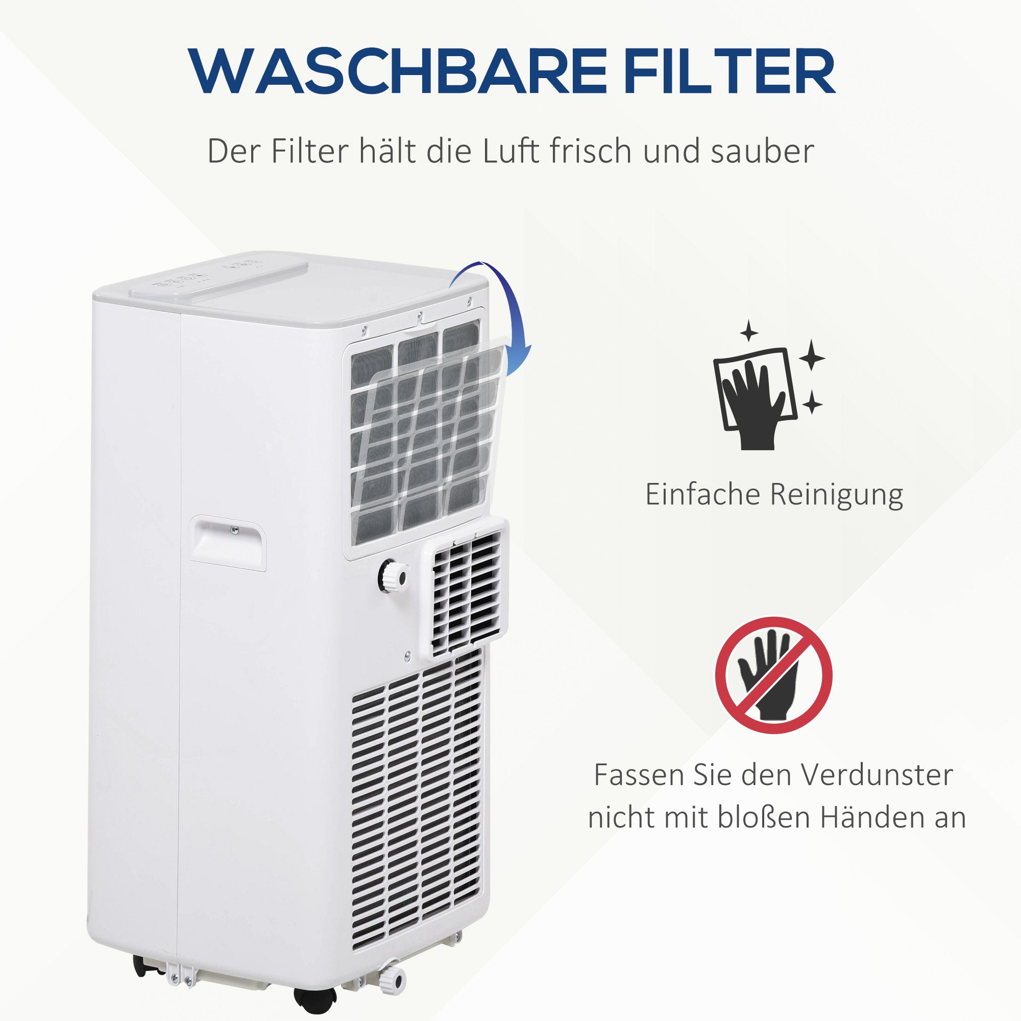 HOMCOM 4-in-1-Klimagerät 823-012V90