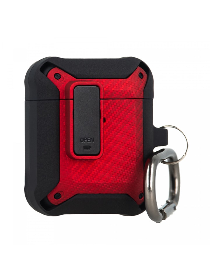 COFI 1453 Kopfhörerhülle Nitro kompatibel mit AirPods 2 aus in Rot günstig kaufen onesize