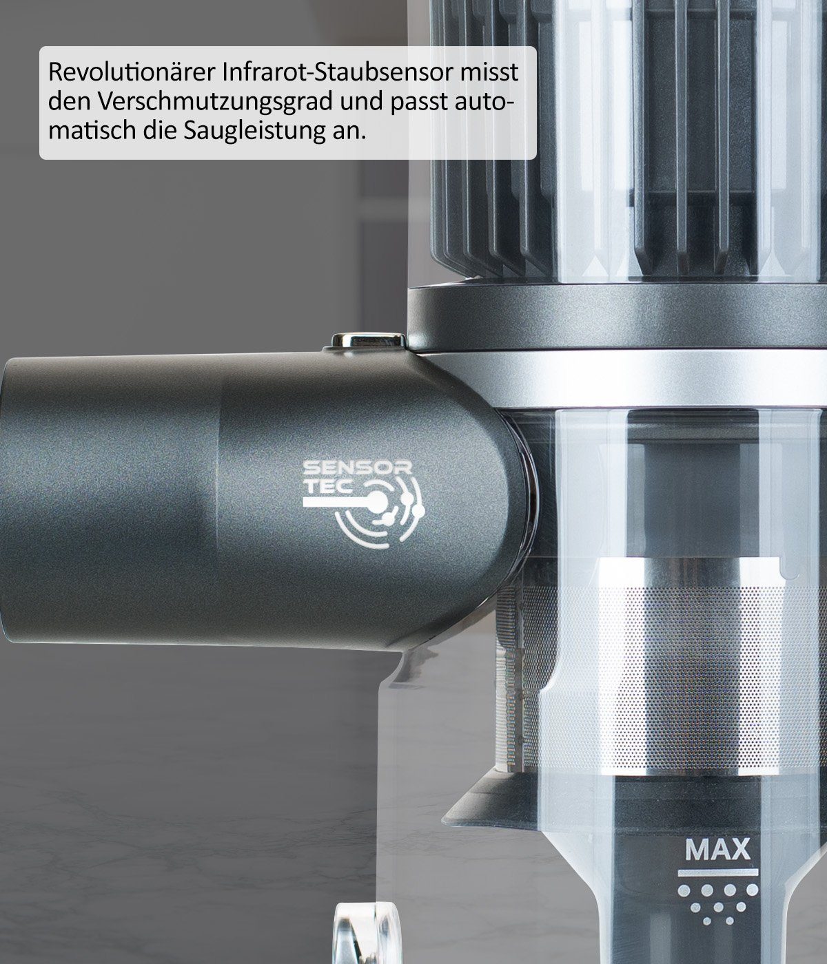 Genius Akku-Stielstaubsauger INVICTUS X8 PRO Akkustaubsauger Set 12-tlg. Handstaubsauger, beutellos HEPA Filter, 400 Watt Wechselbarer Akku