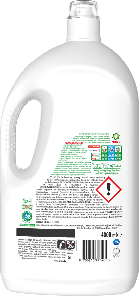 Vollwaschmittel Flüssig, 80 Wl