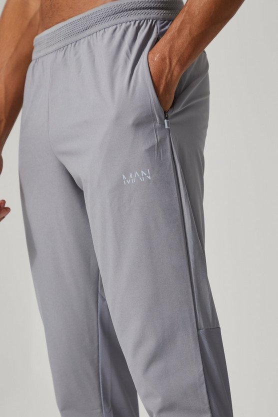 Man Active Performance Jogginghose mit Reißverschluss-Taschen