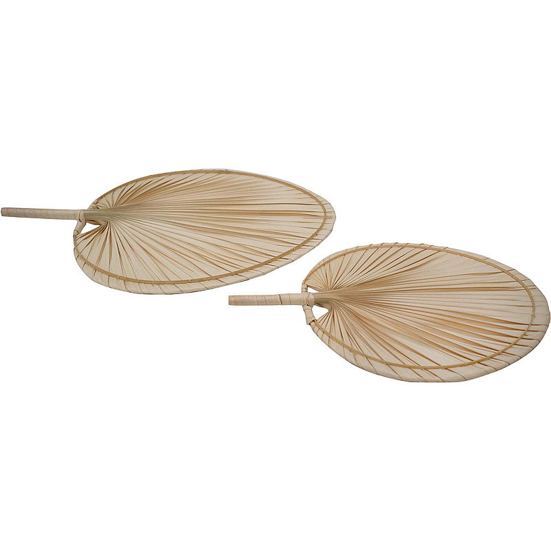 Home Veggdekor s/2 30/40 cm palmeblad