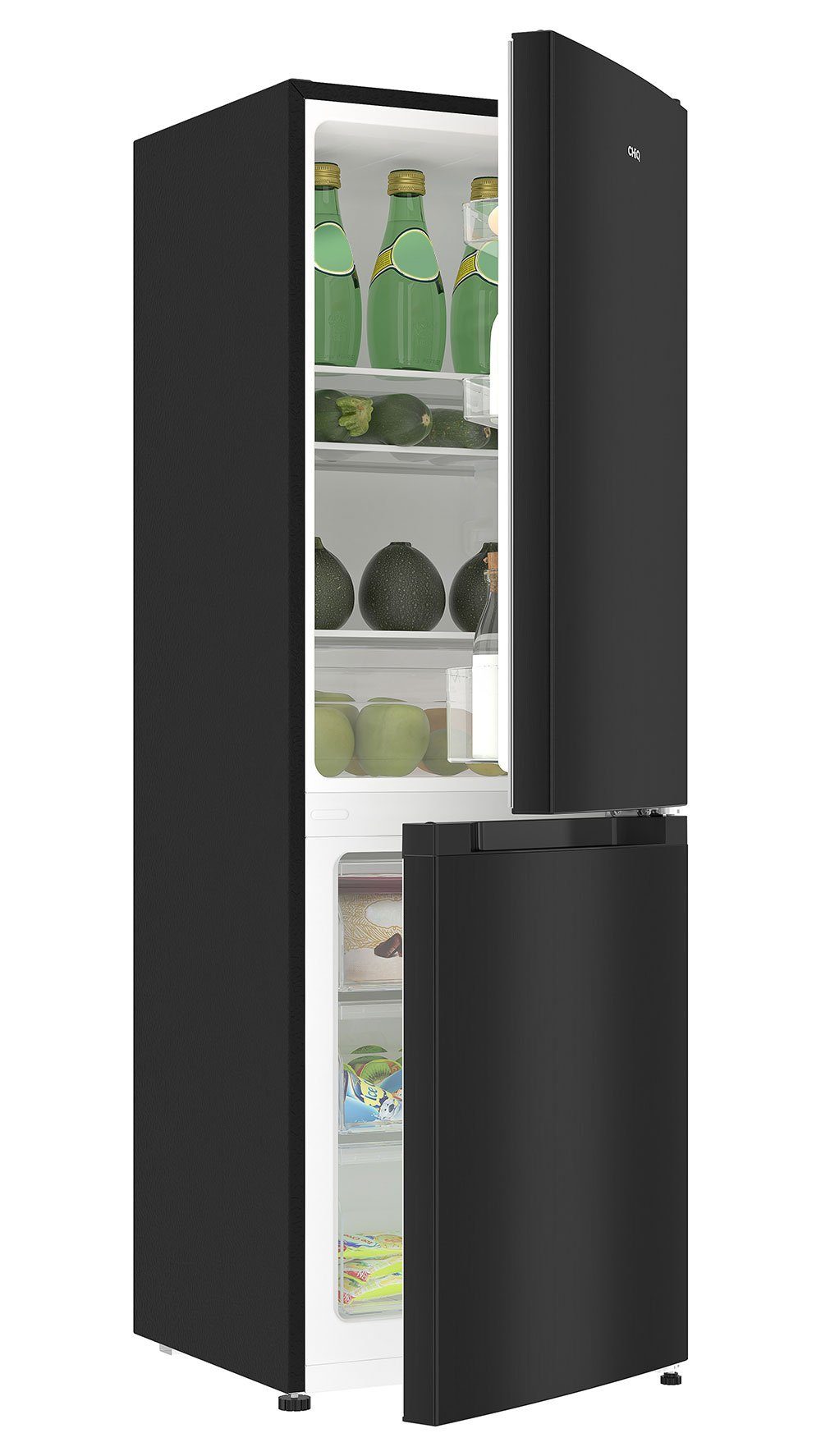 CHiQ Kühl-/Gefrierkombination FBM157L42, 144 cm hoch, 47.4 cm breit, 157L Kühlschrank,12 Jahre Garantie auf den Kompressor,Low-frost