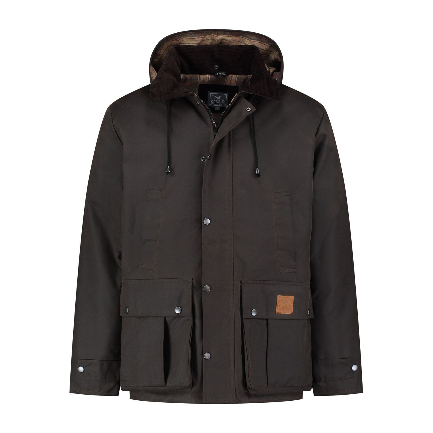 MGO Brandon Brown Herren Wachsjacke