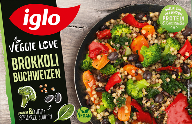 Iglo Veggie Love Gemüse Pfanne Brokkoli Buchweizen