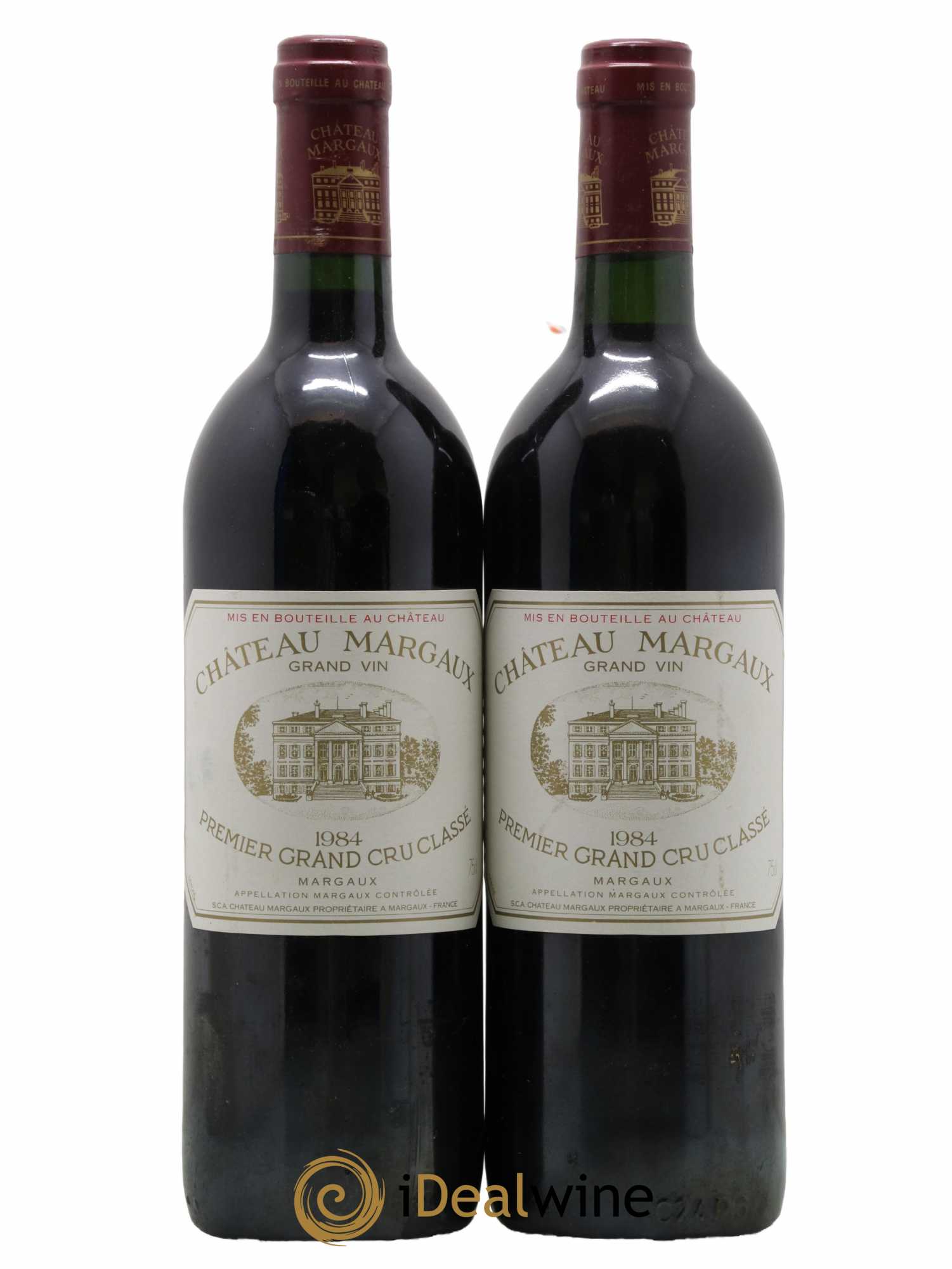 Château Margaux 1er Grand Cru Classé  1984 - Lot de 2 Bouteilles