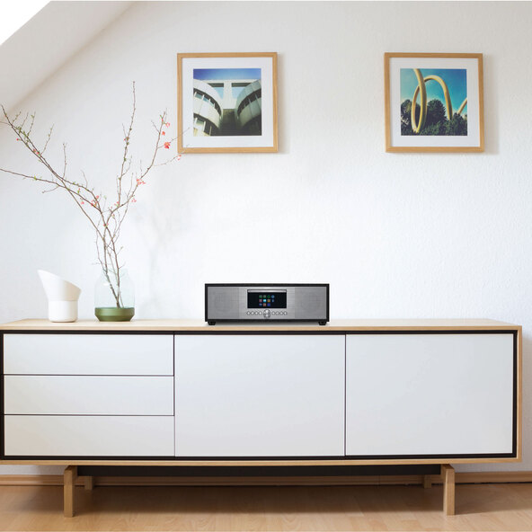 All-in-One Audio System (MD44200), silber